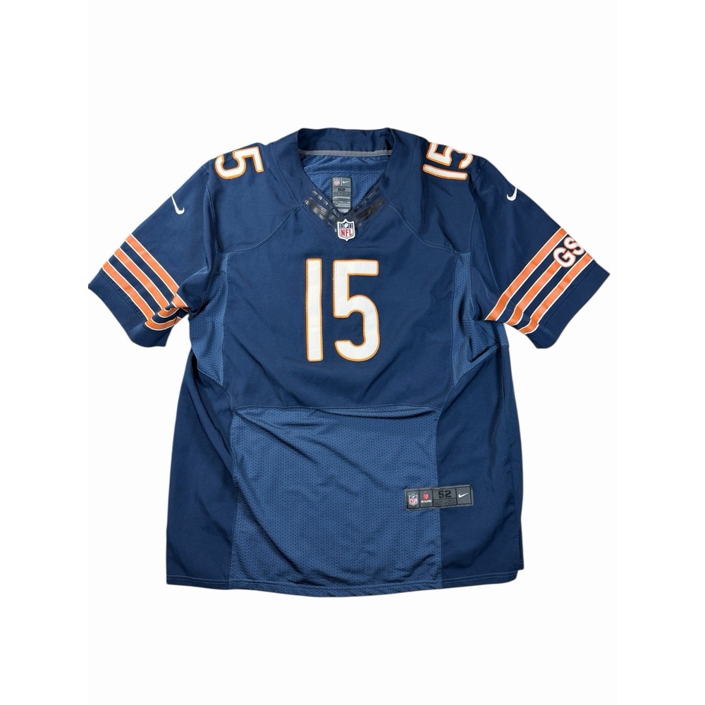 Nike Bears Brandon Marshall #15 NFL Jersey Blue On Field Size 52 XL